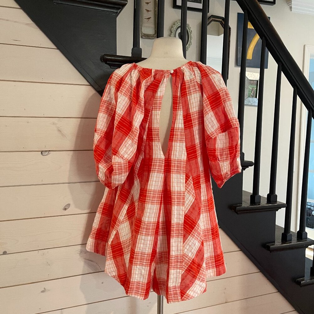 071 Free People Bop Around Romper NWOT Oversized Size XS - Picture 6 of 8